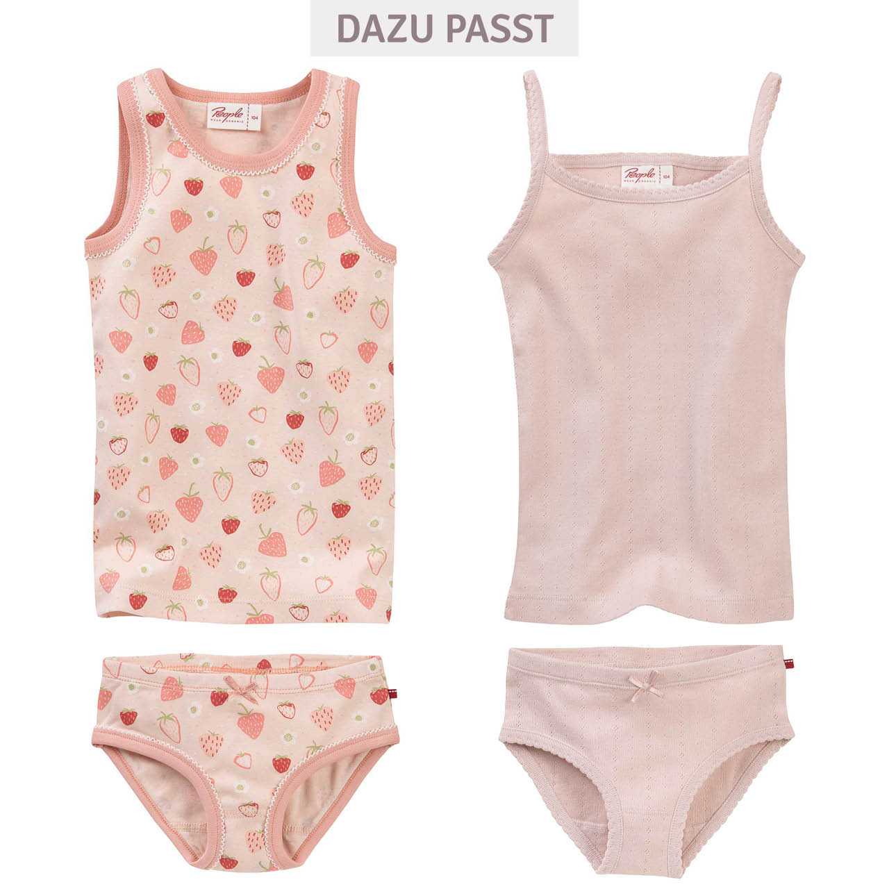 Pointelle Slips Doppelpack rosa