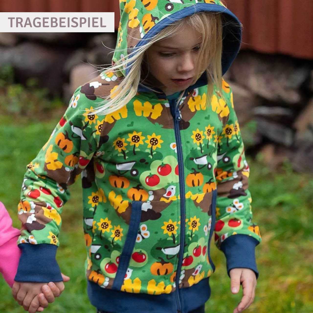 Kapuzenjacke zum Wenden Tractor blau