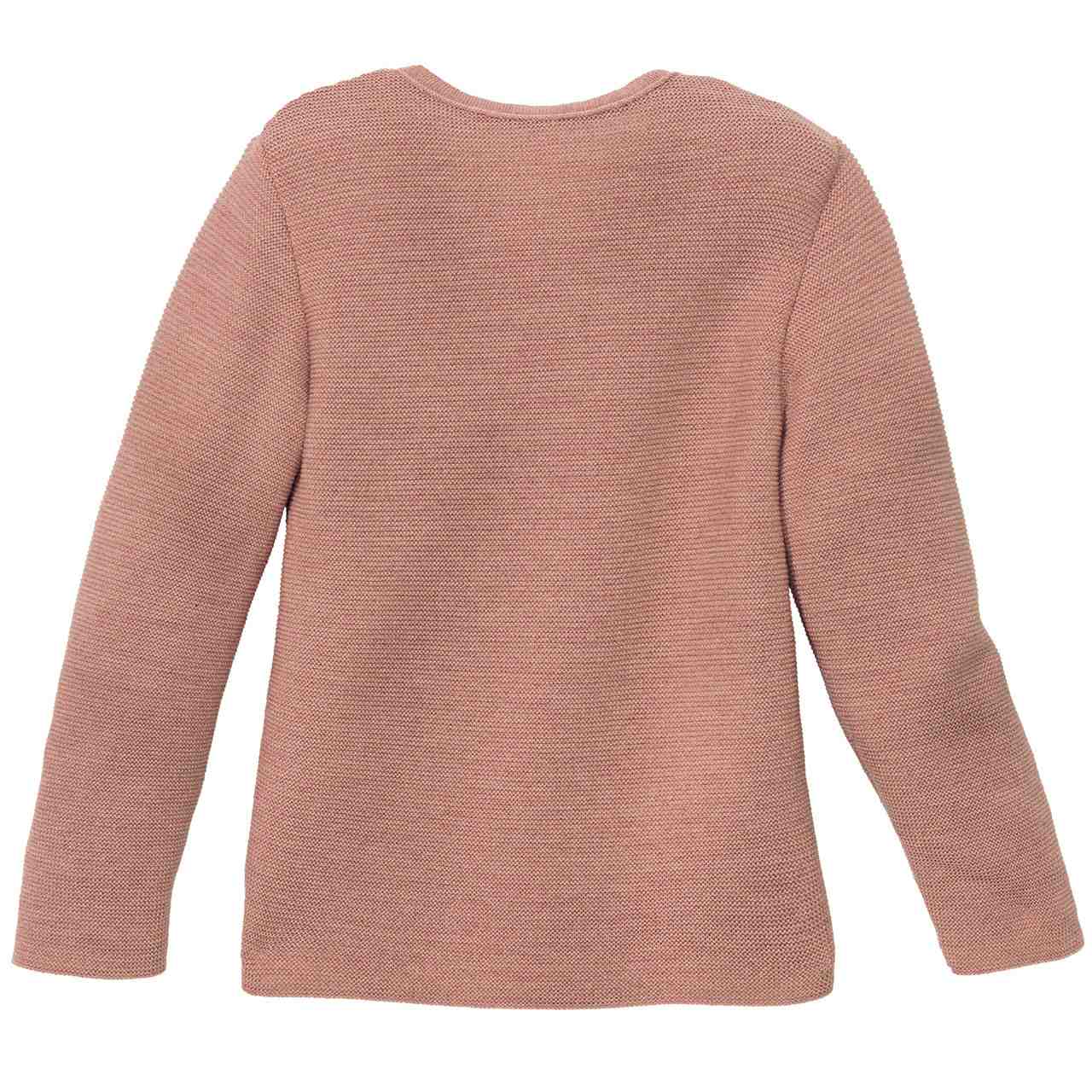 Edler Linksstrick-Pullover rosa