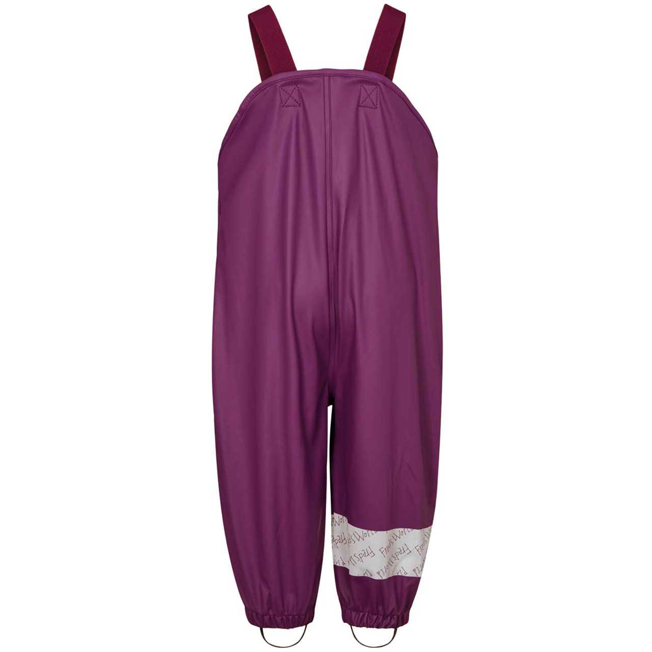 Ungefütterte Regenhose violett