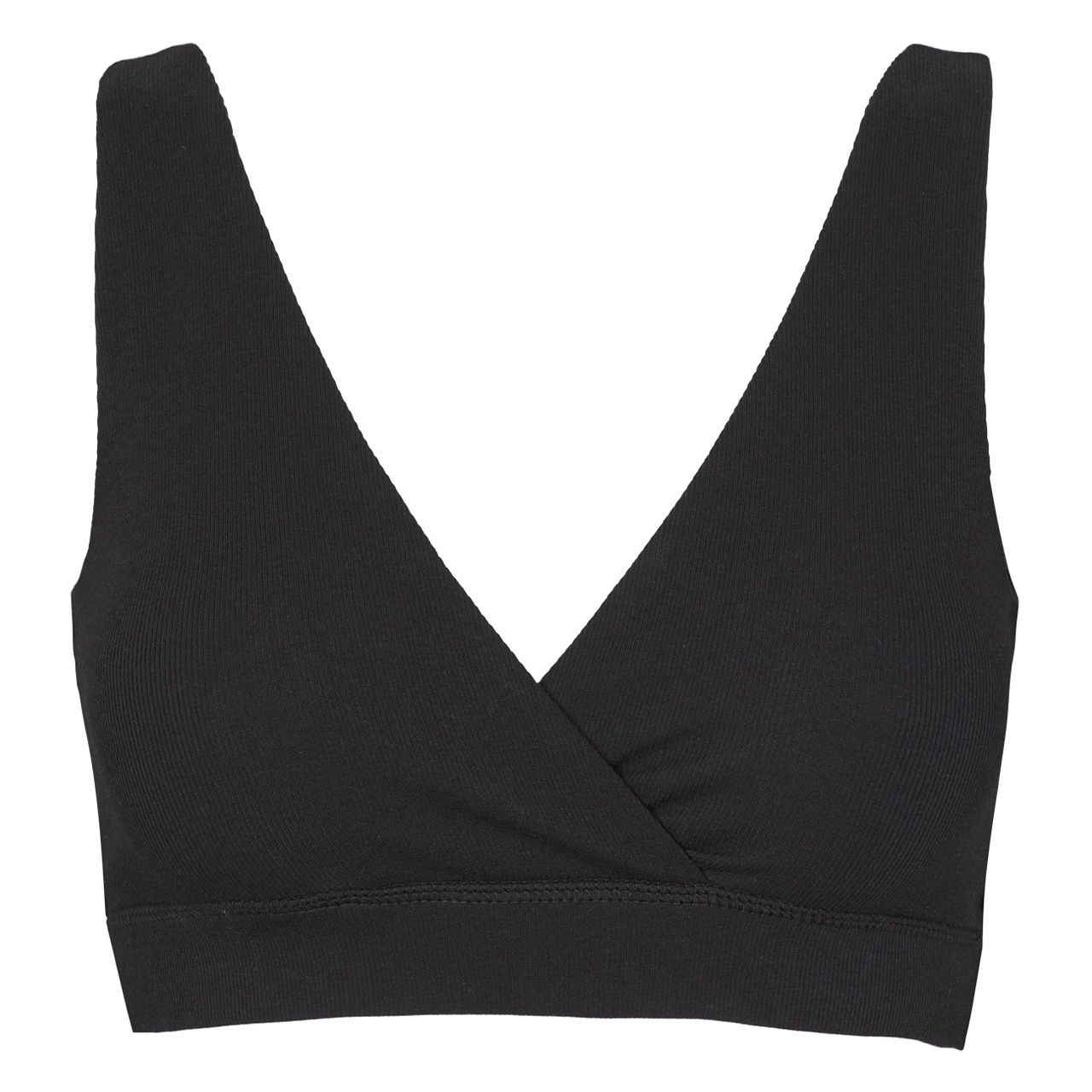 Rippe Damen Bralette schwarz