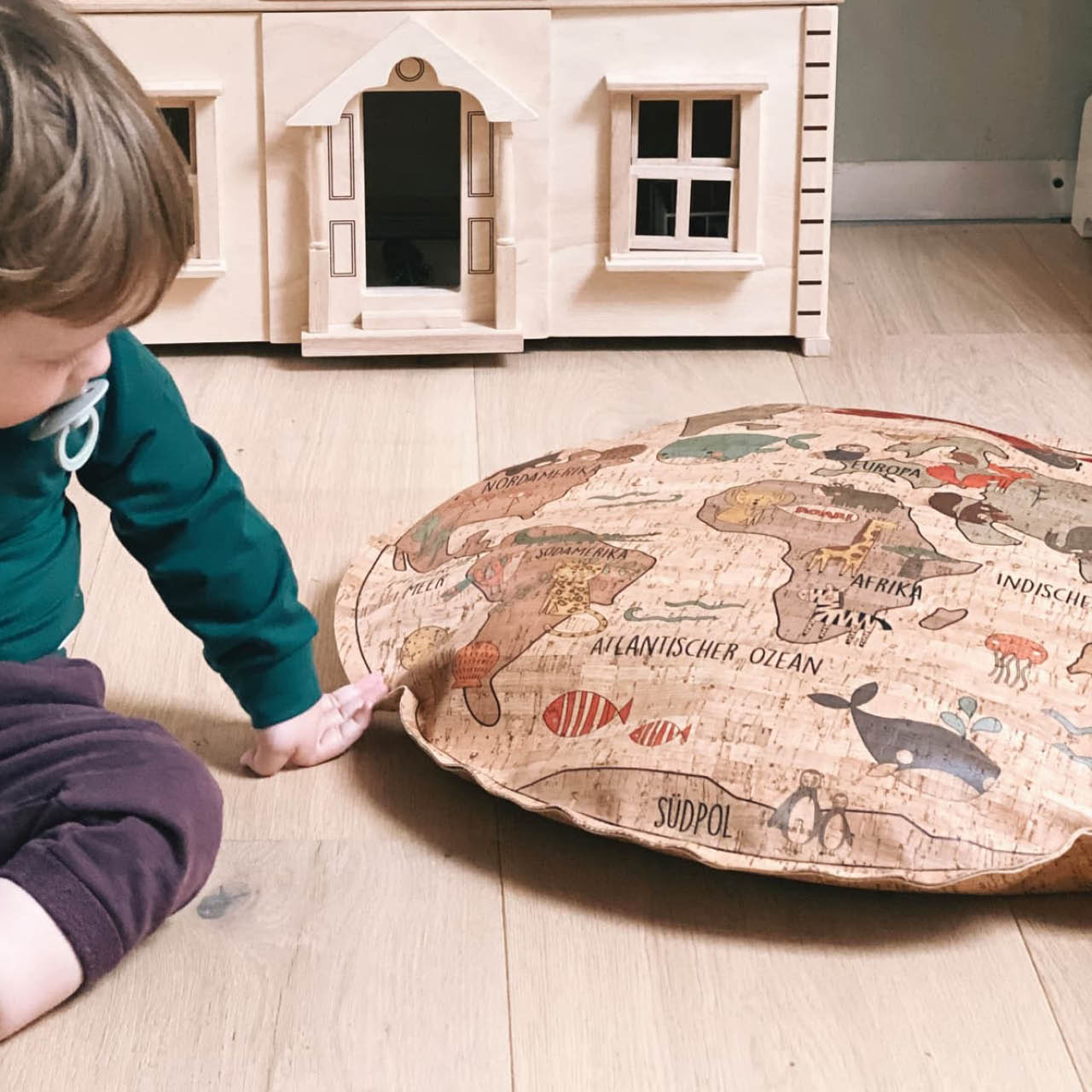 Kinder Sitzkissen Weltreise 60 cm