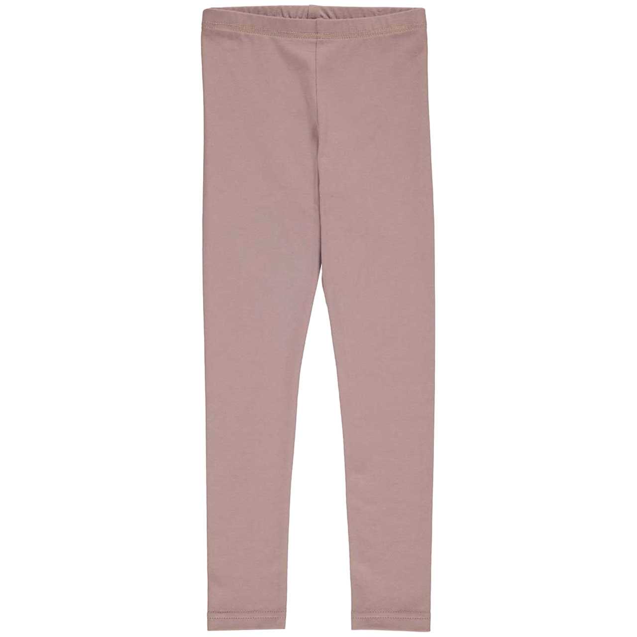 Leichte Leggings elastisch uni mauve