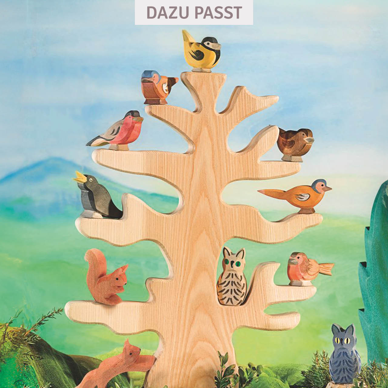 Bachstelze 3,5 cm hoch