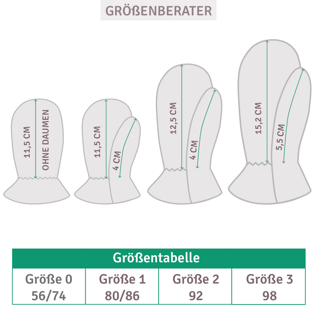 Woll Fleece Baby Fäustel pfirsich