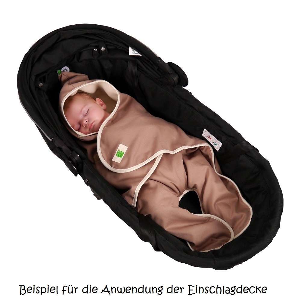 Bio Einschlagdecke für Babyschale & Autositz