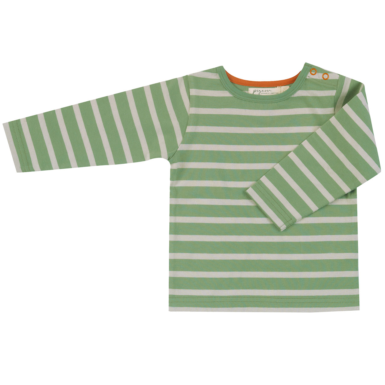 Edles Shirt weiß-grün gestreift Edles Shirt weiß-grün gestreift