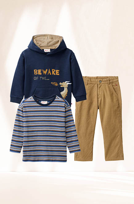 Weiches Langarmshirt bunt gestreift
