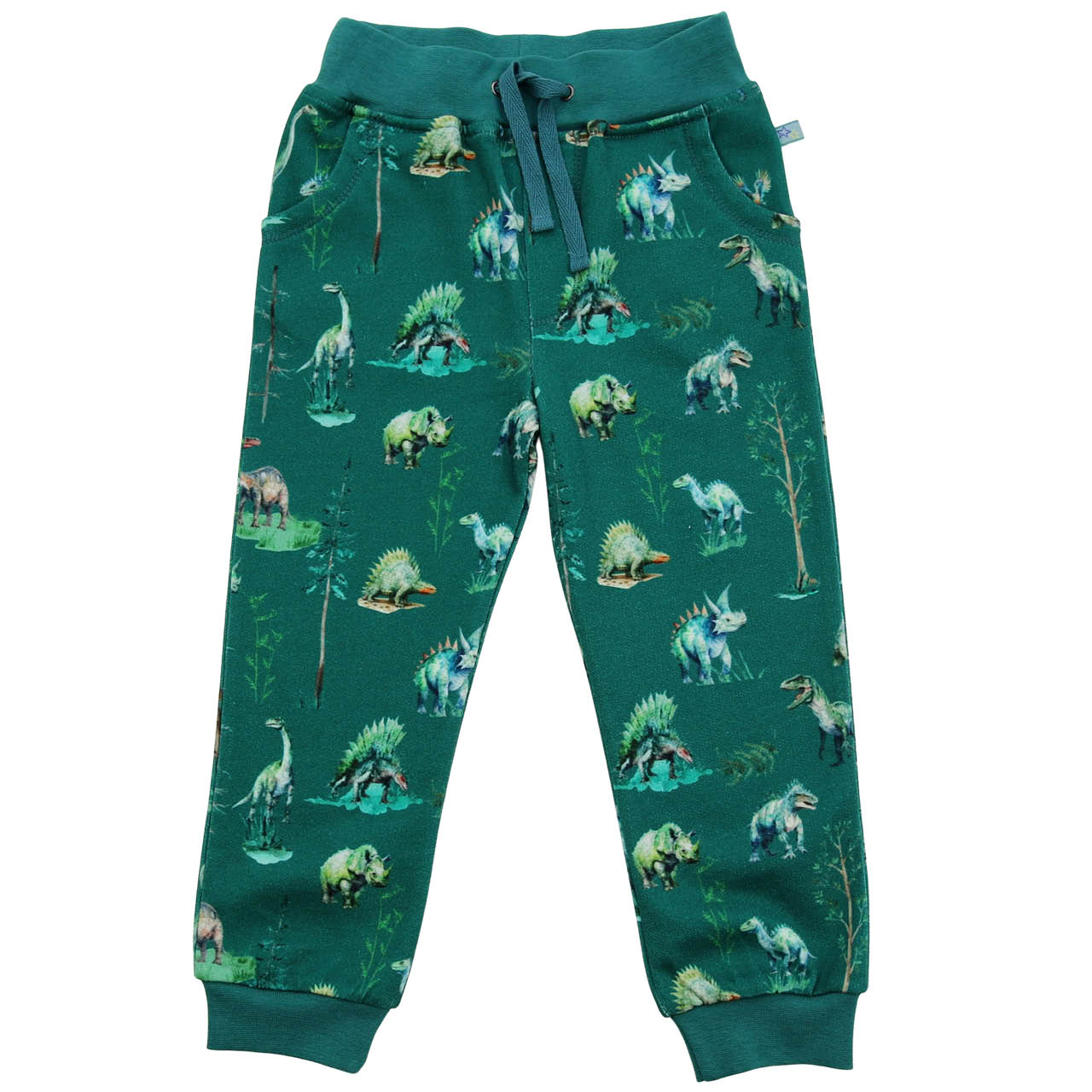 Jogginghose Sweat Dinos smaragdgrün