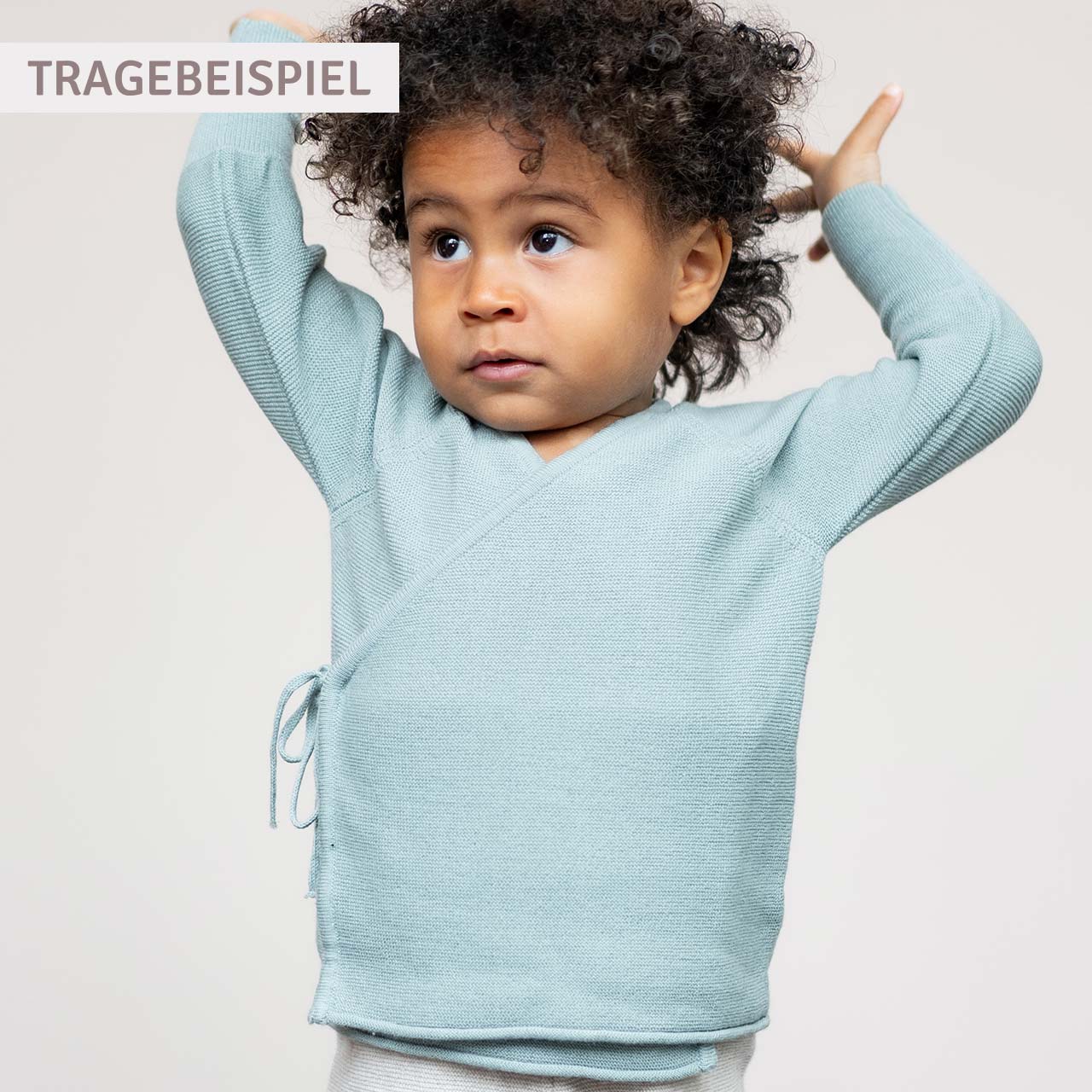 Wickeljacke Baby grau