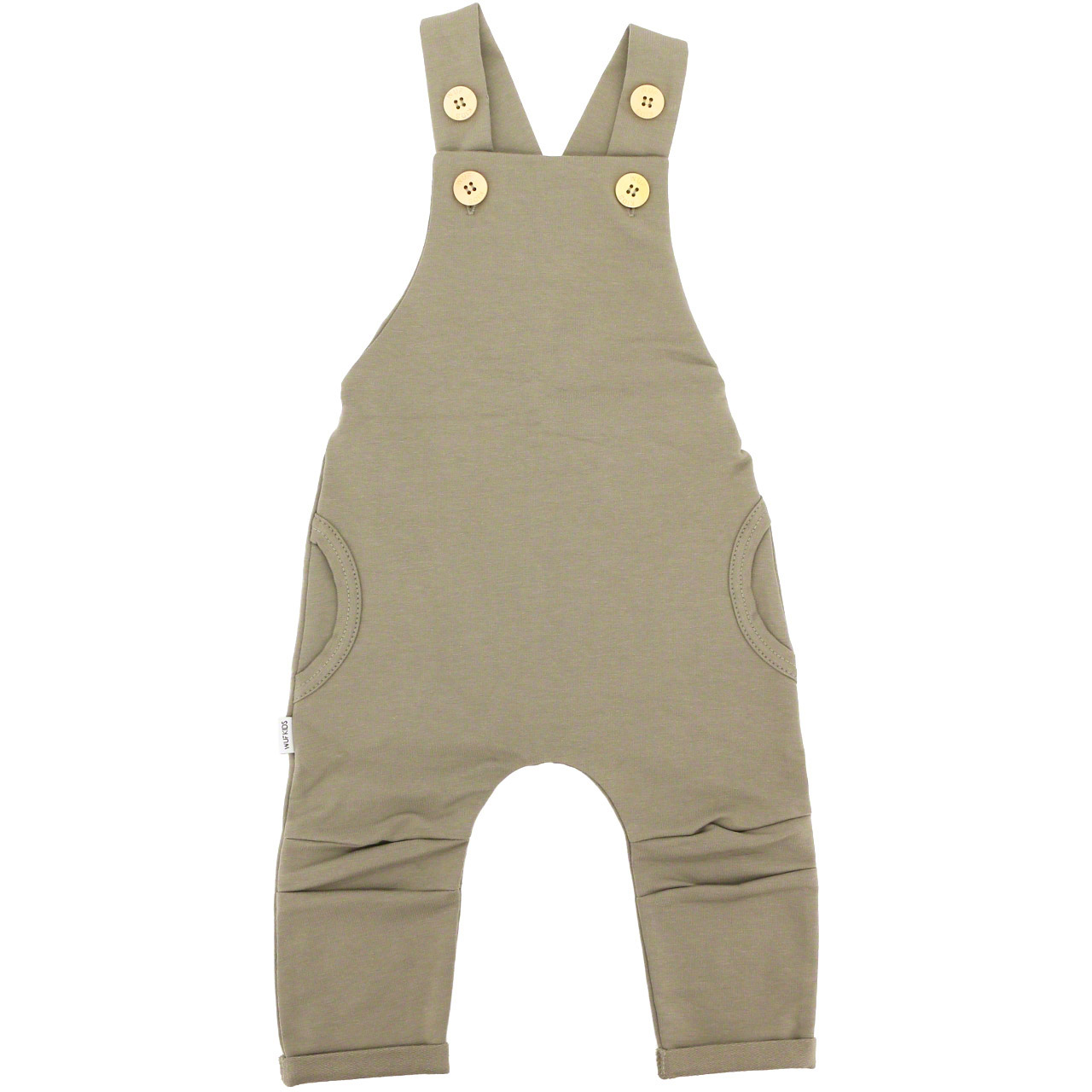 Strampler ohne Arm in khaki