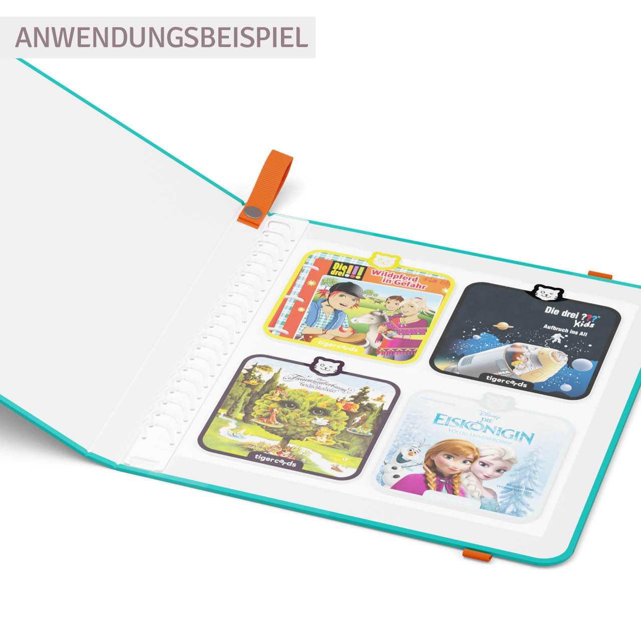 Tigercards-Sammelalbum rot – inkl. Märchen-Card