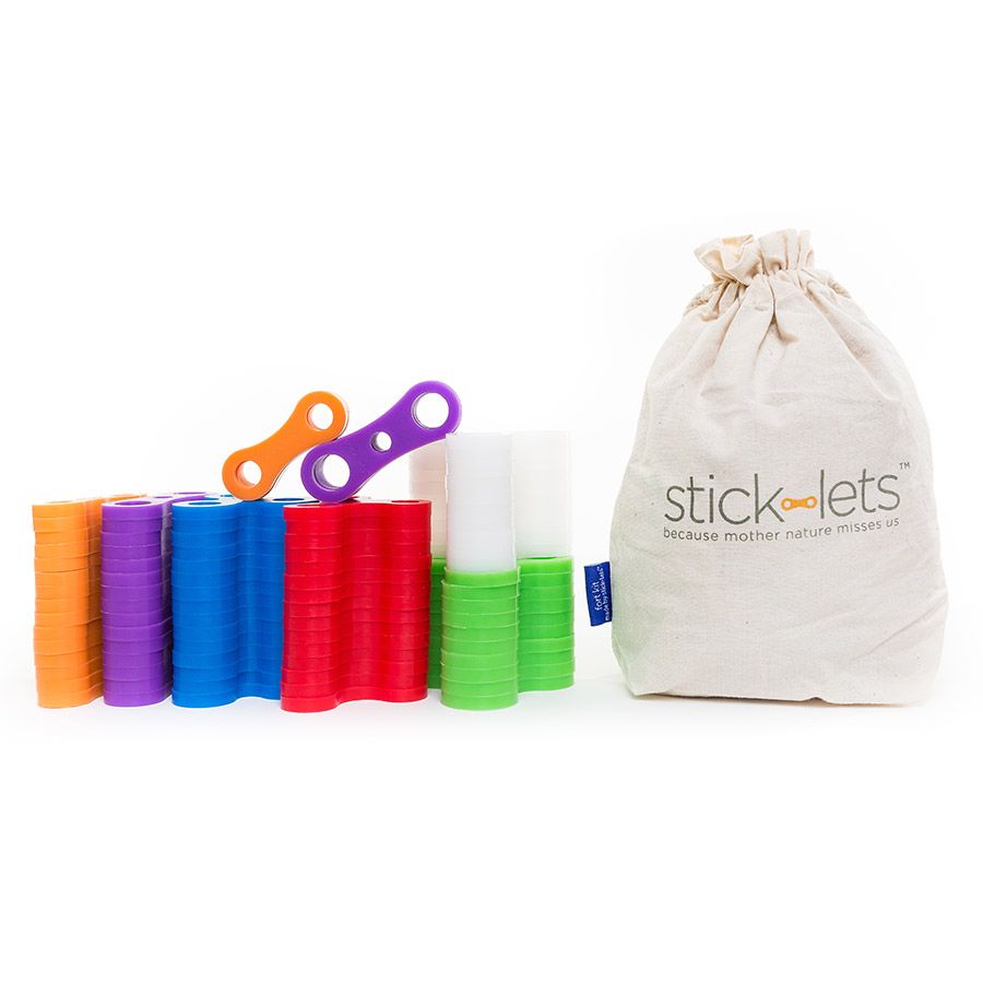 Stick-lets 90 Teile Silikon Bauen mit Ästen und Stöcken