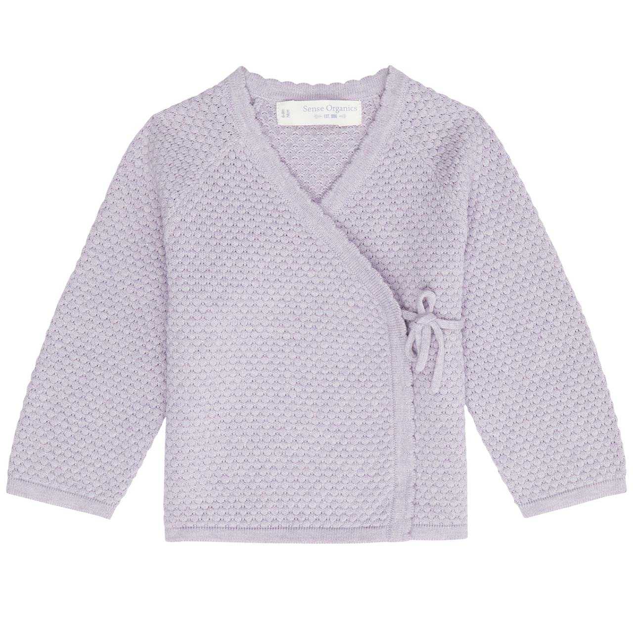 Wickeljacke Strick flieder Wickeljacke Strick flieder