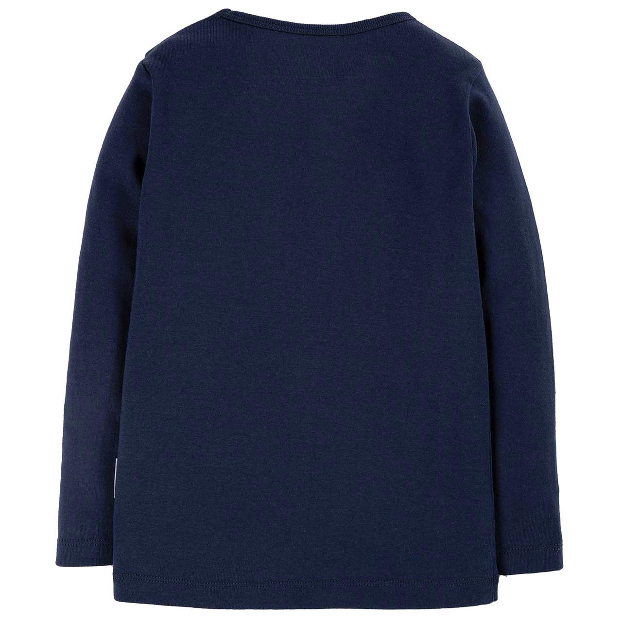 Uni Langarmshirt in navy