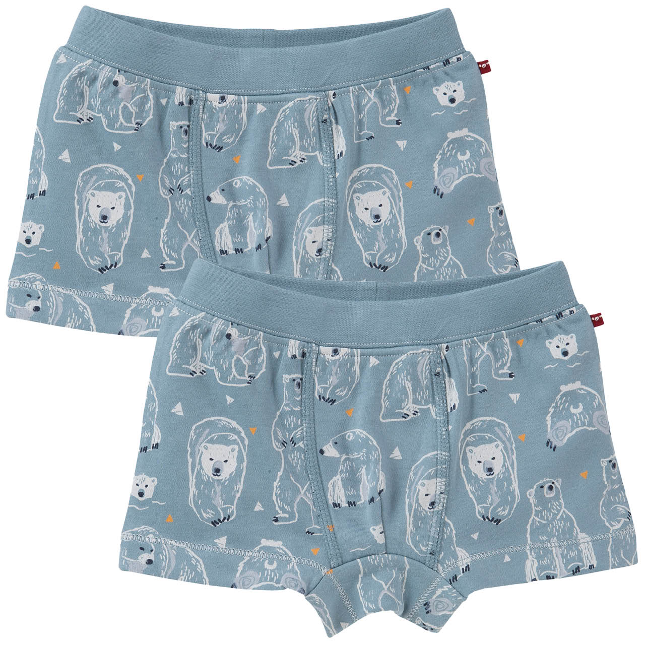 Boxershorts Doppelpack Eisbären blau