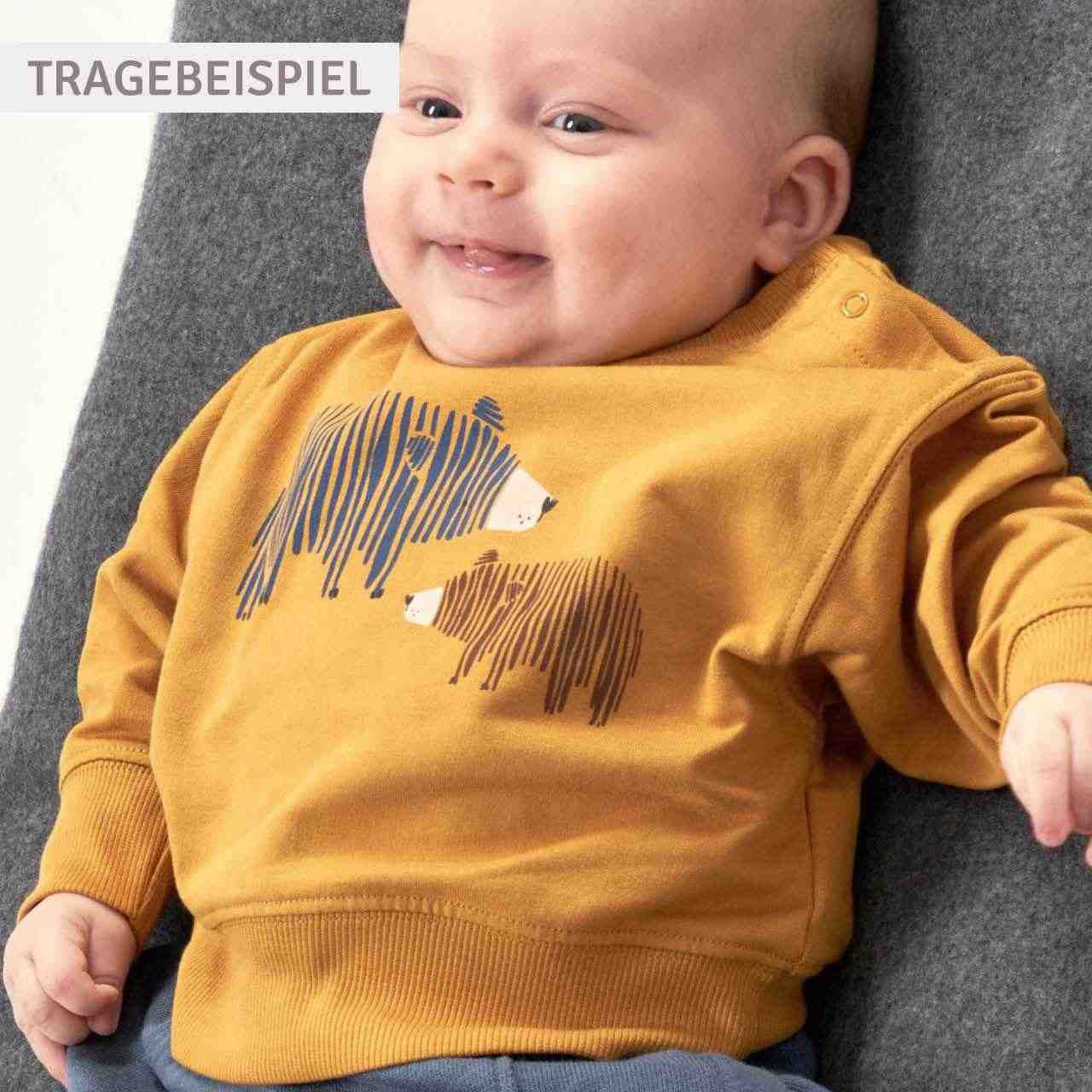 Baby Sweater Bären dunkelblau