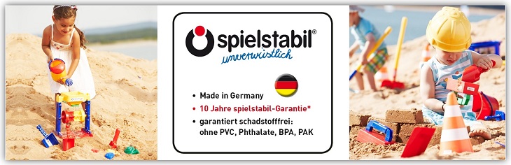 3 Versprechen von spielstabil: Made in Germany, 10 Jahre spielstabil-Garantie & garantierte Schadstofffreiheit