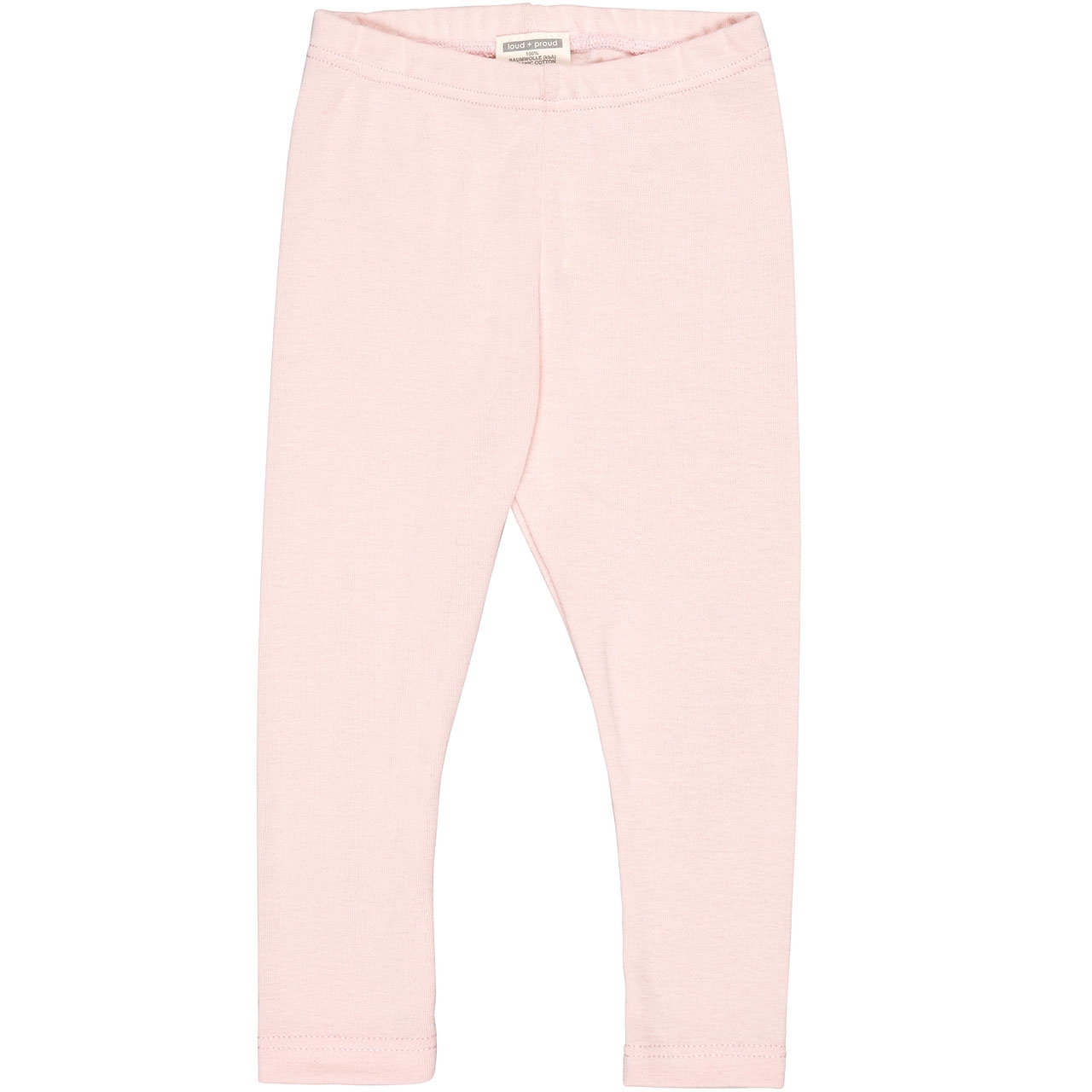 Leichte Ripp Leggings uni in rosé