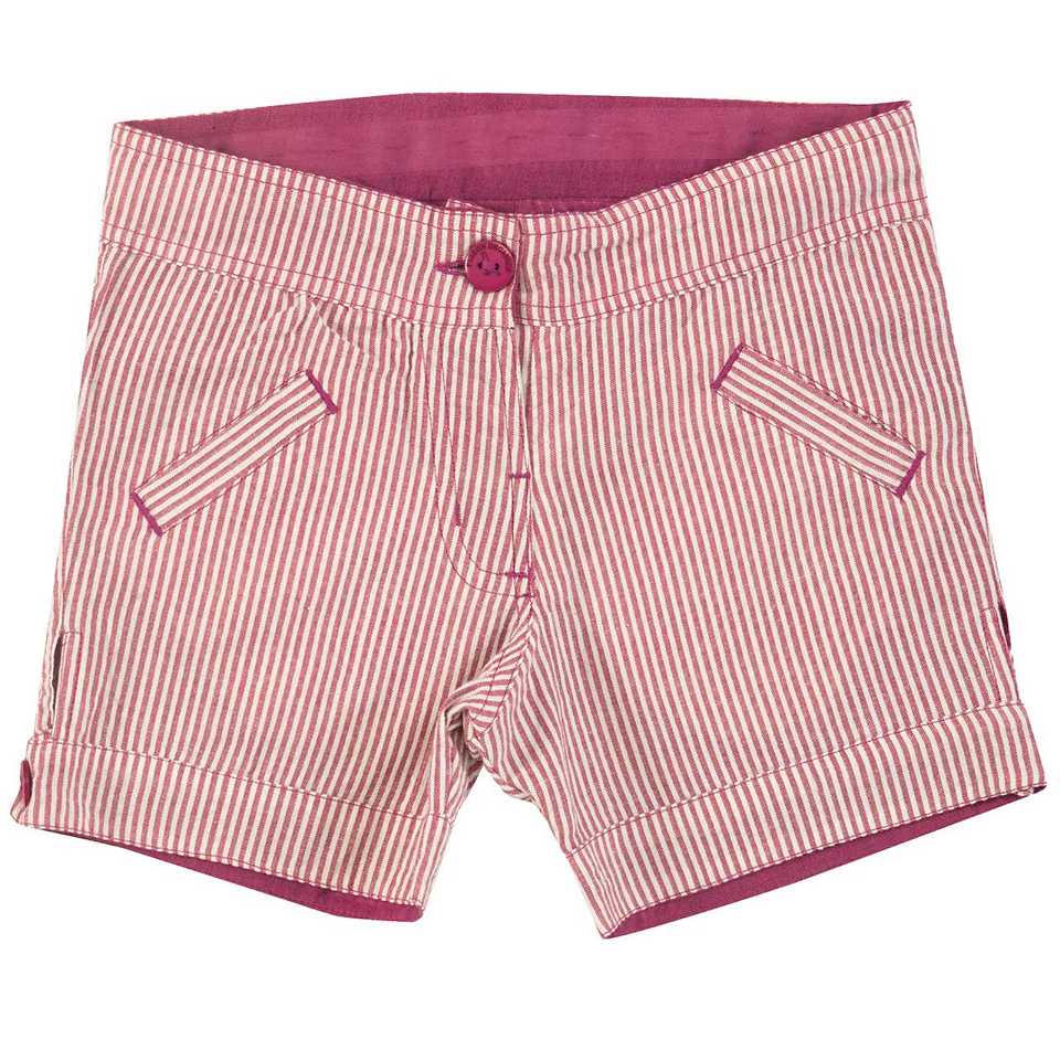 Leichte Sommer Streifen Shorts beere