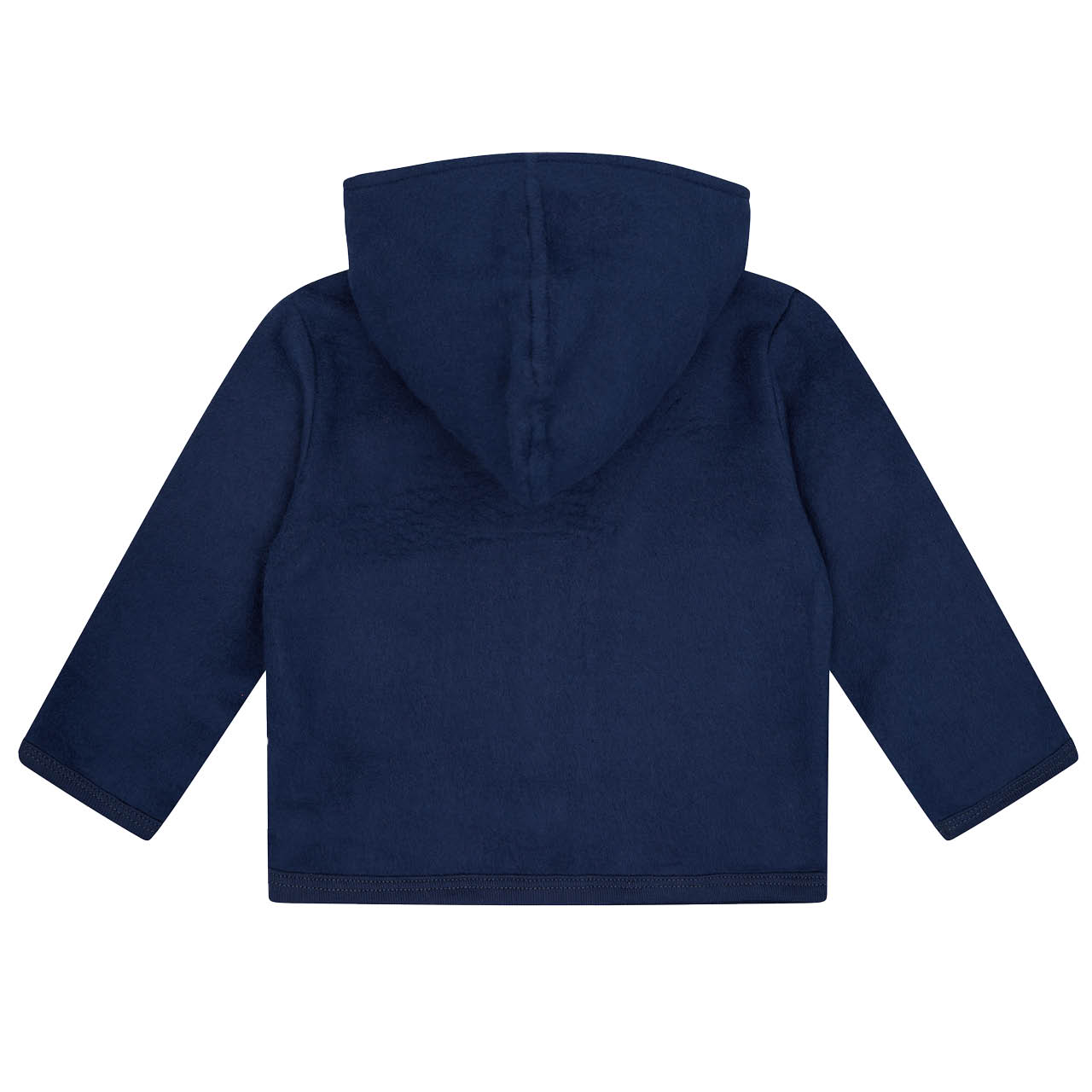 Kuschelige Jacke Baumwoll-Fleece marine