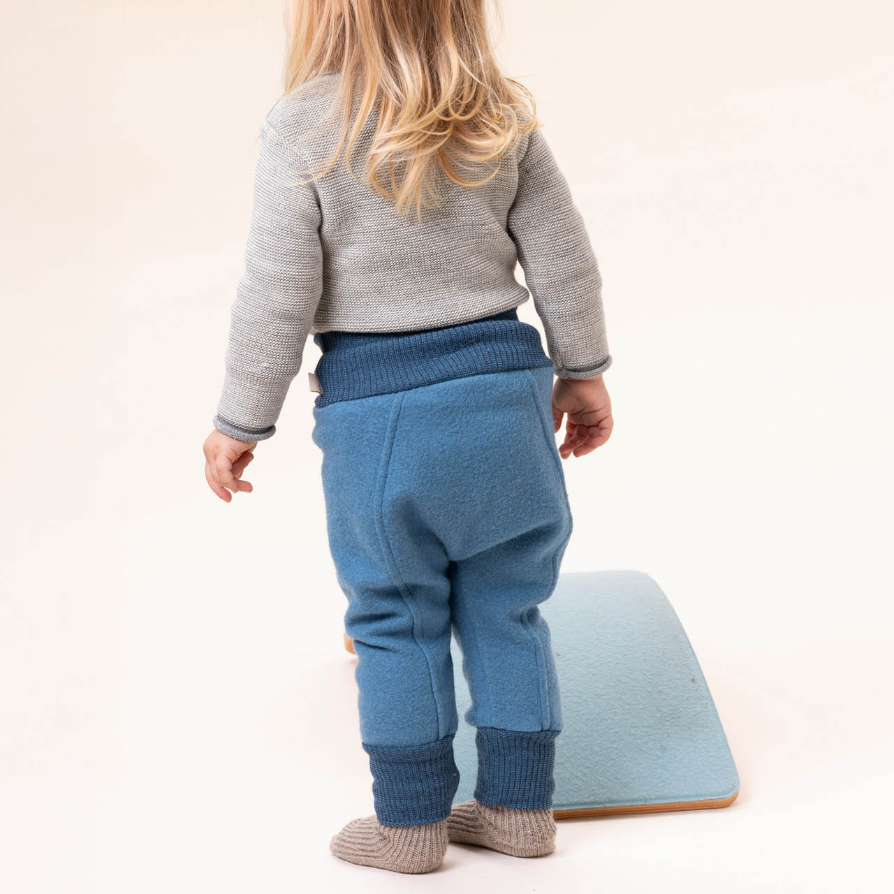 Warme Walk Pumphose taubenblau