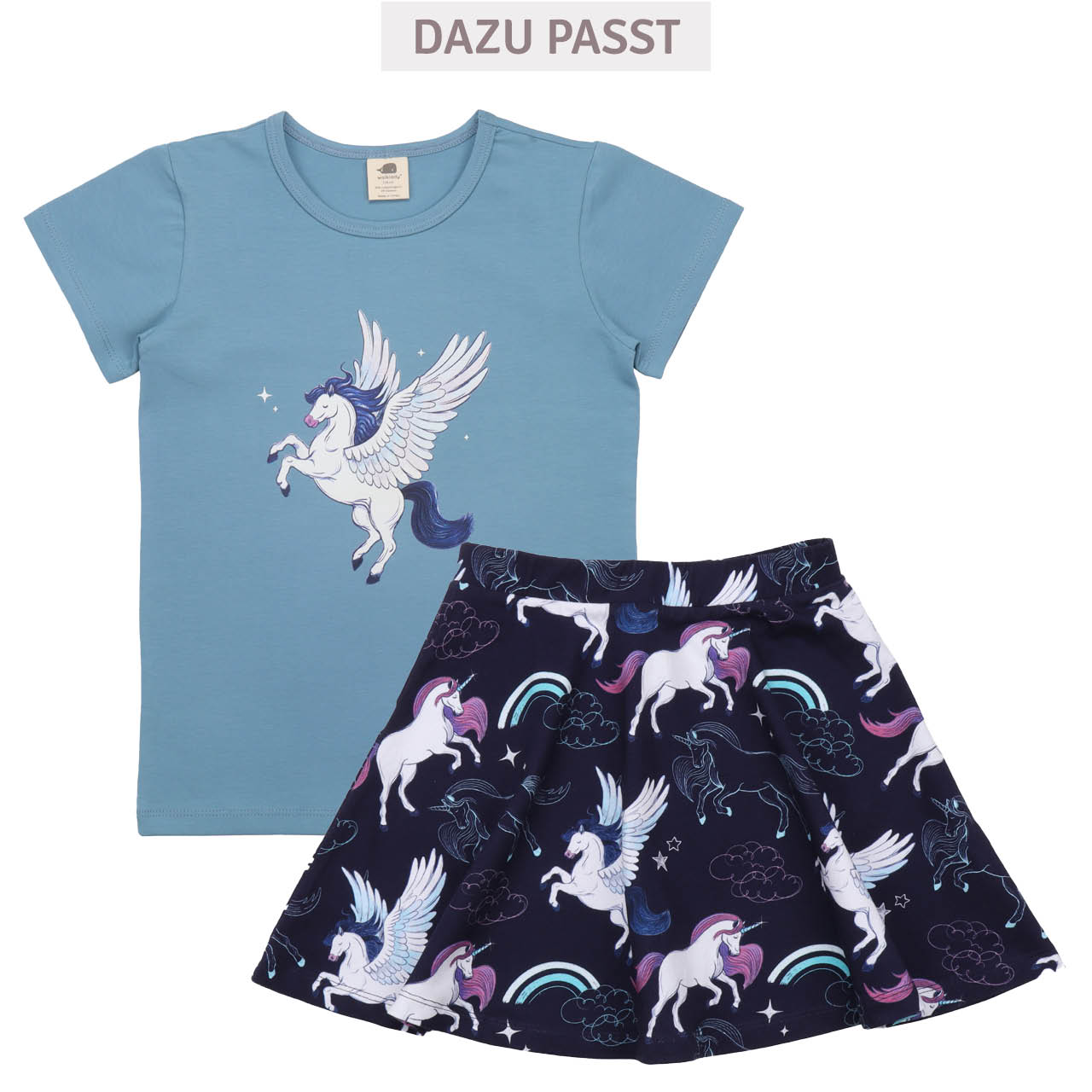 Pegasus Shirt kurzarm hellblau