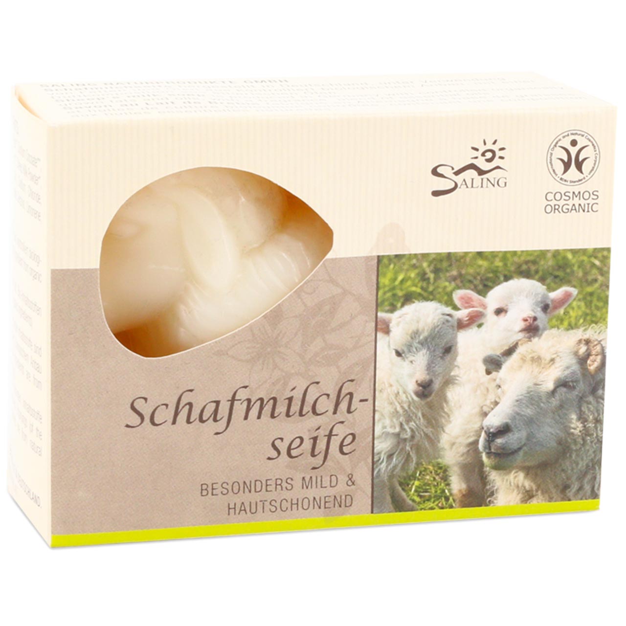 Bio-zertifizierte Schafmilchseife - Schafform