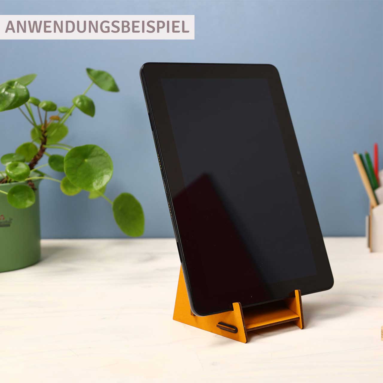 Tablet-Ständer goldgelb