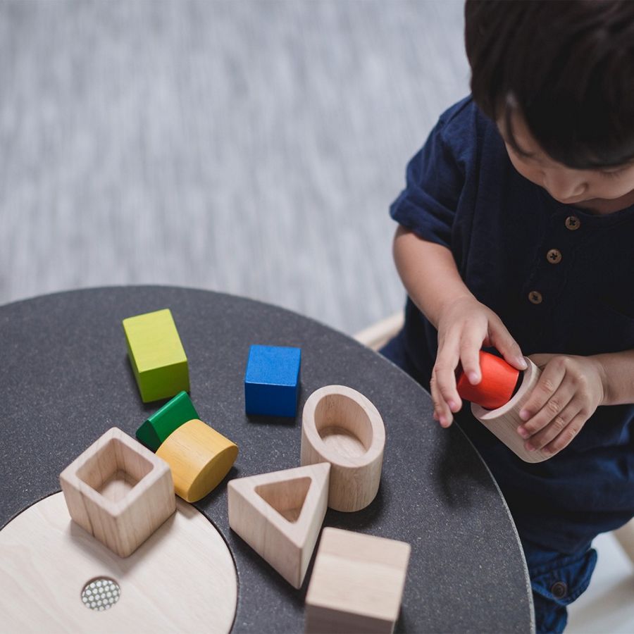 Formen Sortieren Spielzeug aus Holz ab 1 Jahr