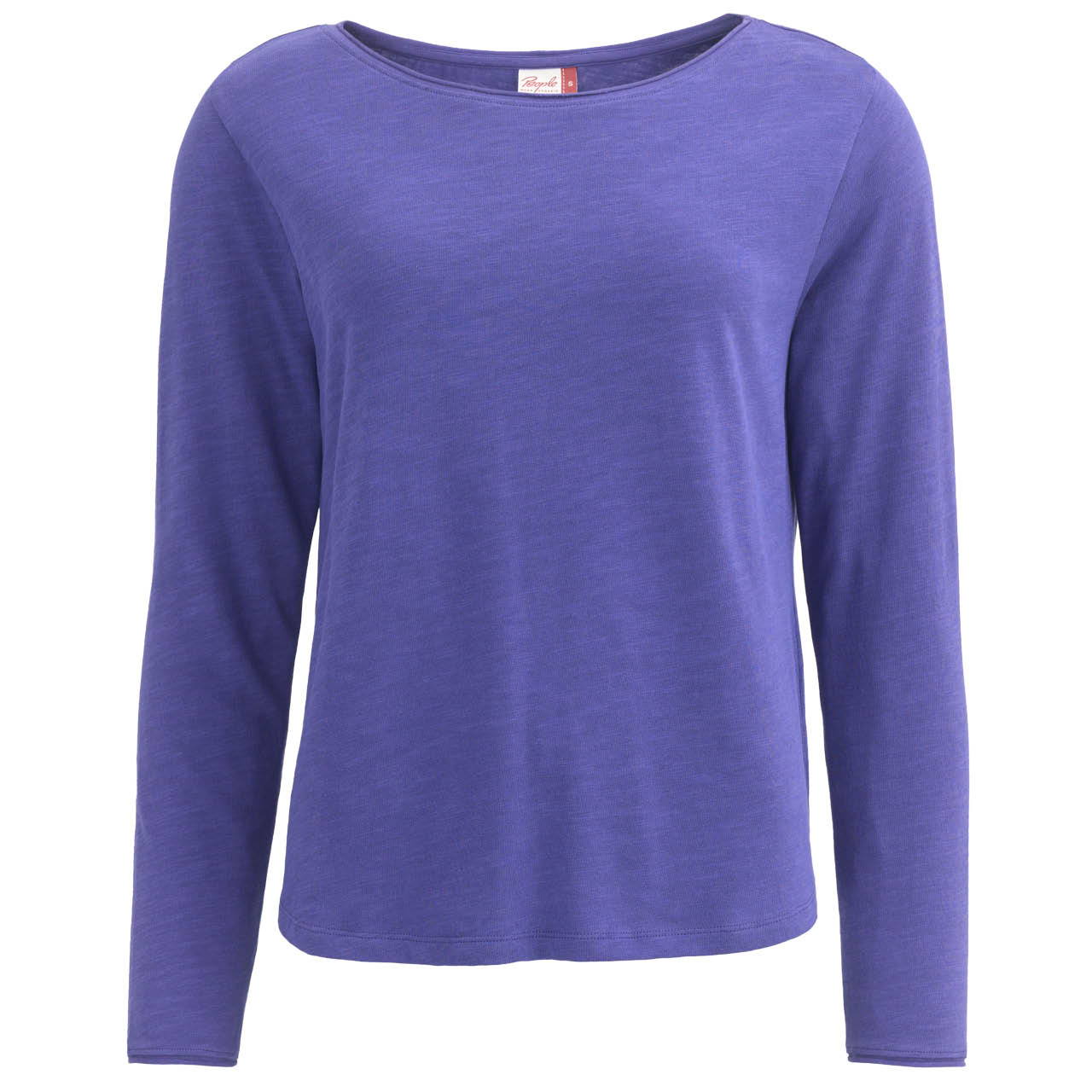 Lockeres Damen Langarmshirt violett