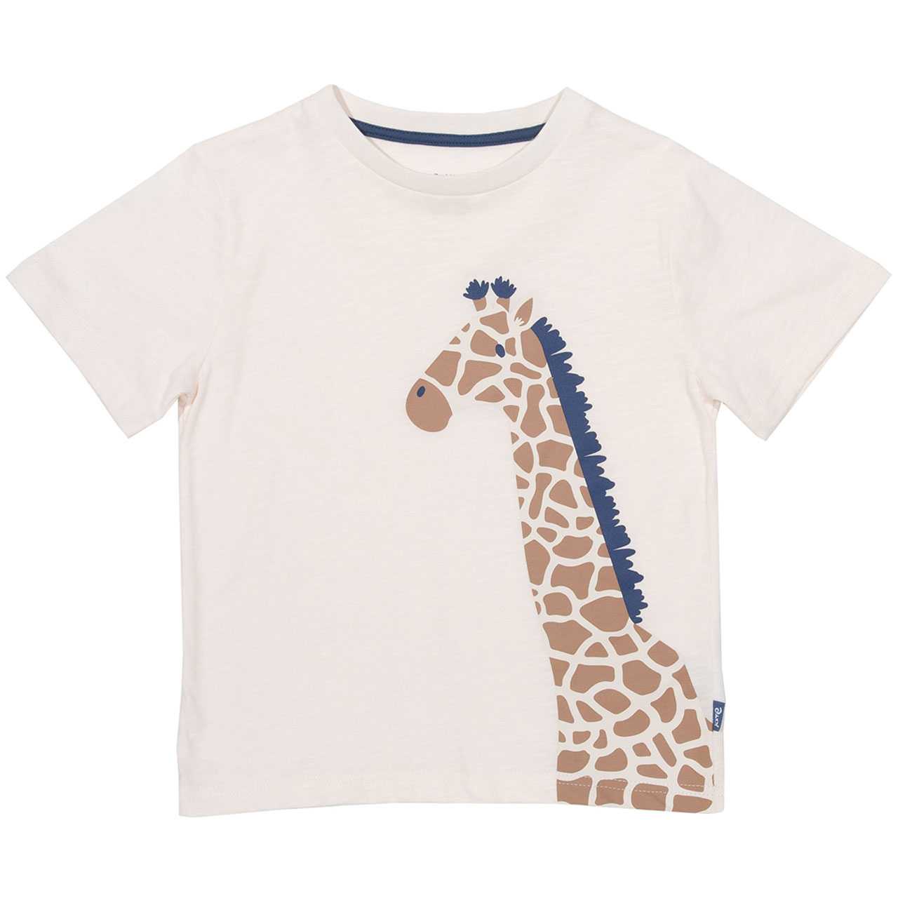 Leichtes T-Shirt Giraffe creme