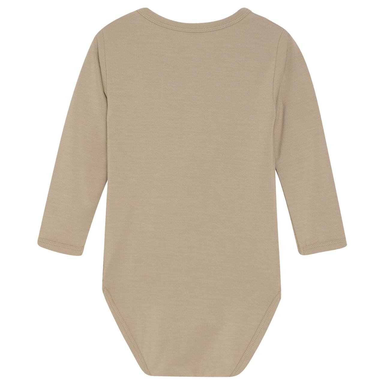 Langarm Body uni taupe