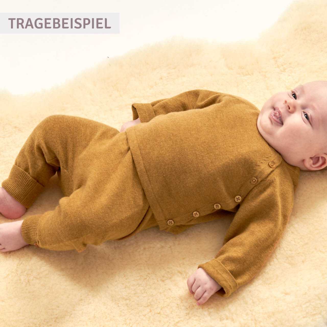 Wickeljacke Strick beige