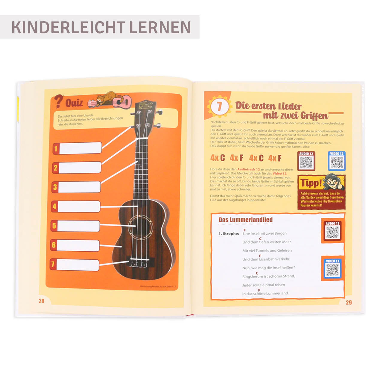 Ukulele-Set für Kinder ab 6 Jahren