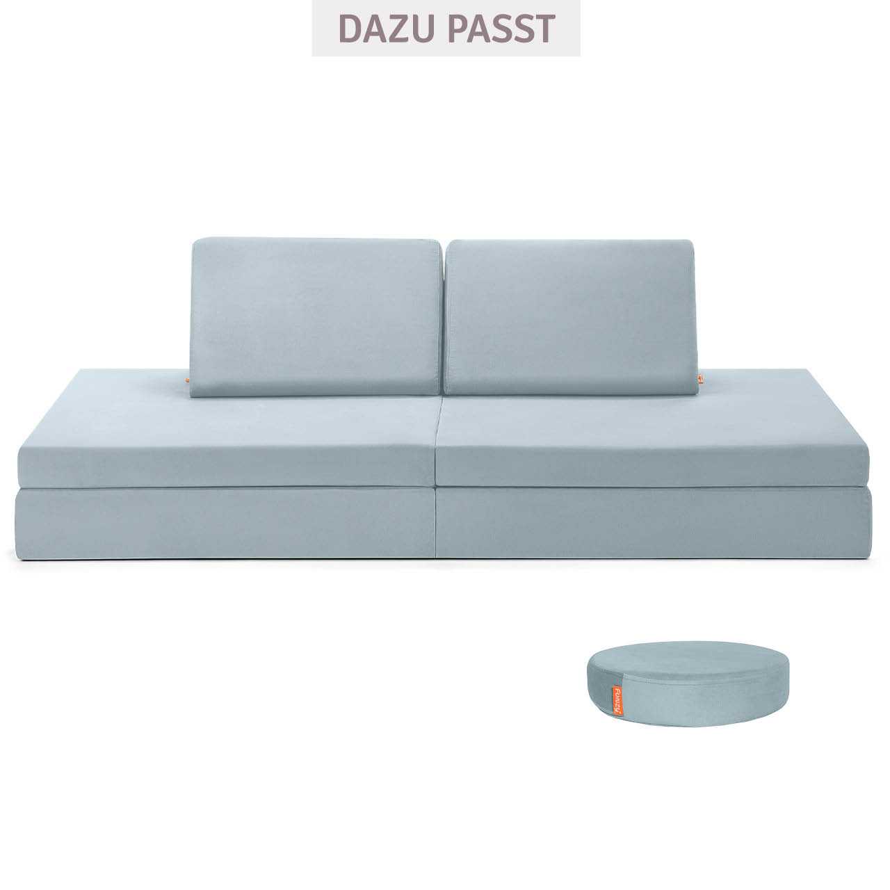 Funzy Button Spielkissen Arktis Blau