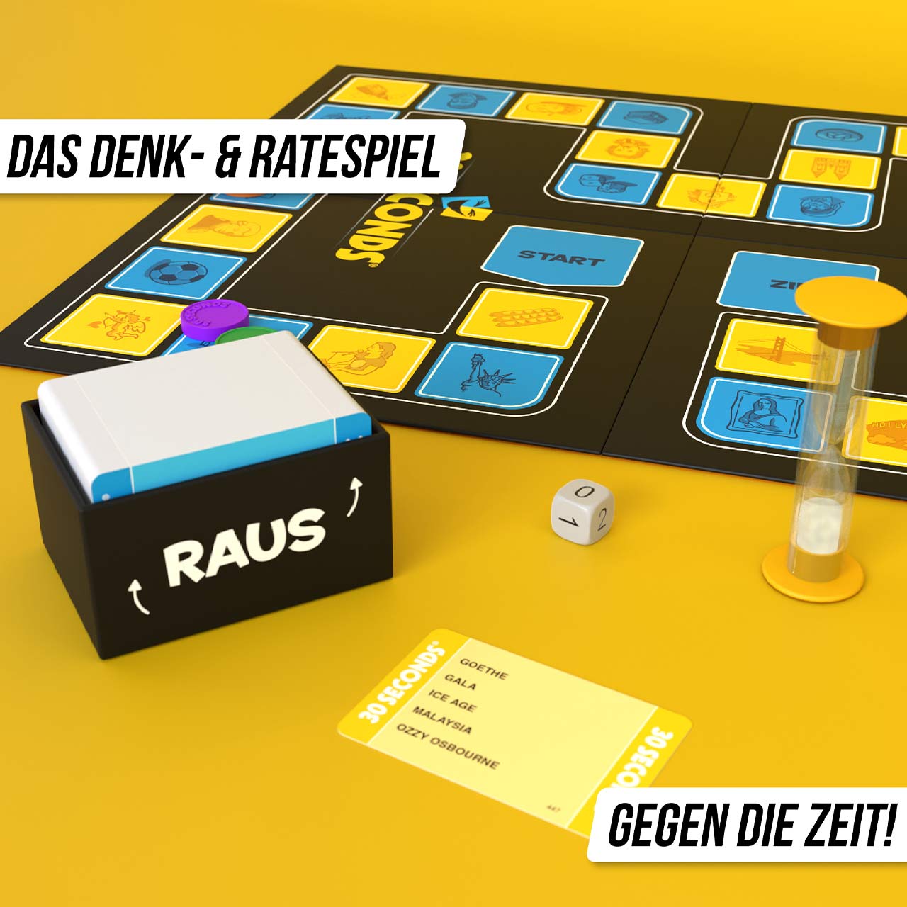 30 Seconds® - Das rasante Wissens- und Ratespiel auf Zeit ab 12 Jahren