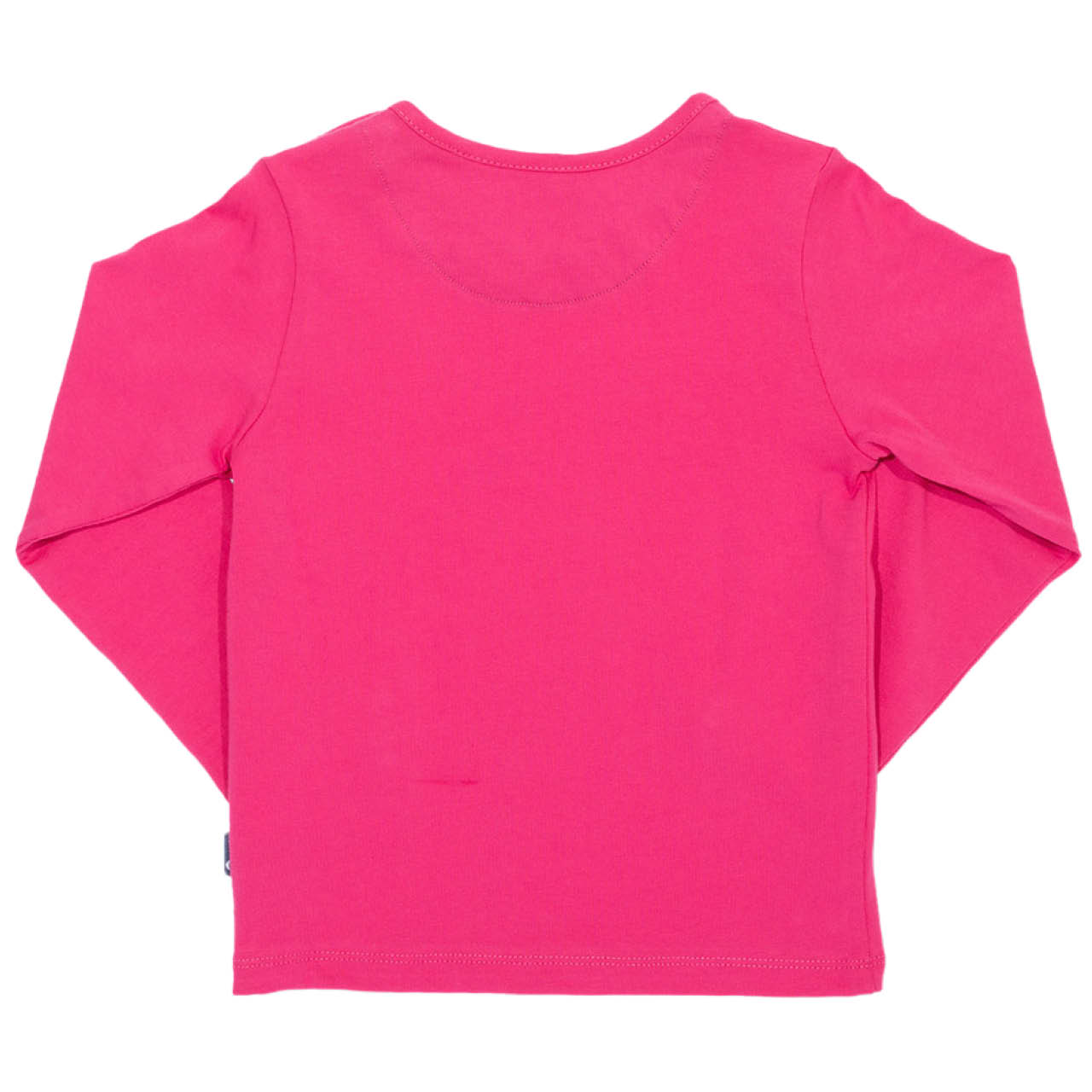 Langarmshirt Hasen-Aufnäher pink