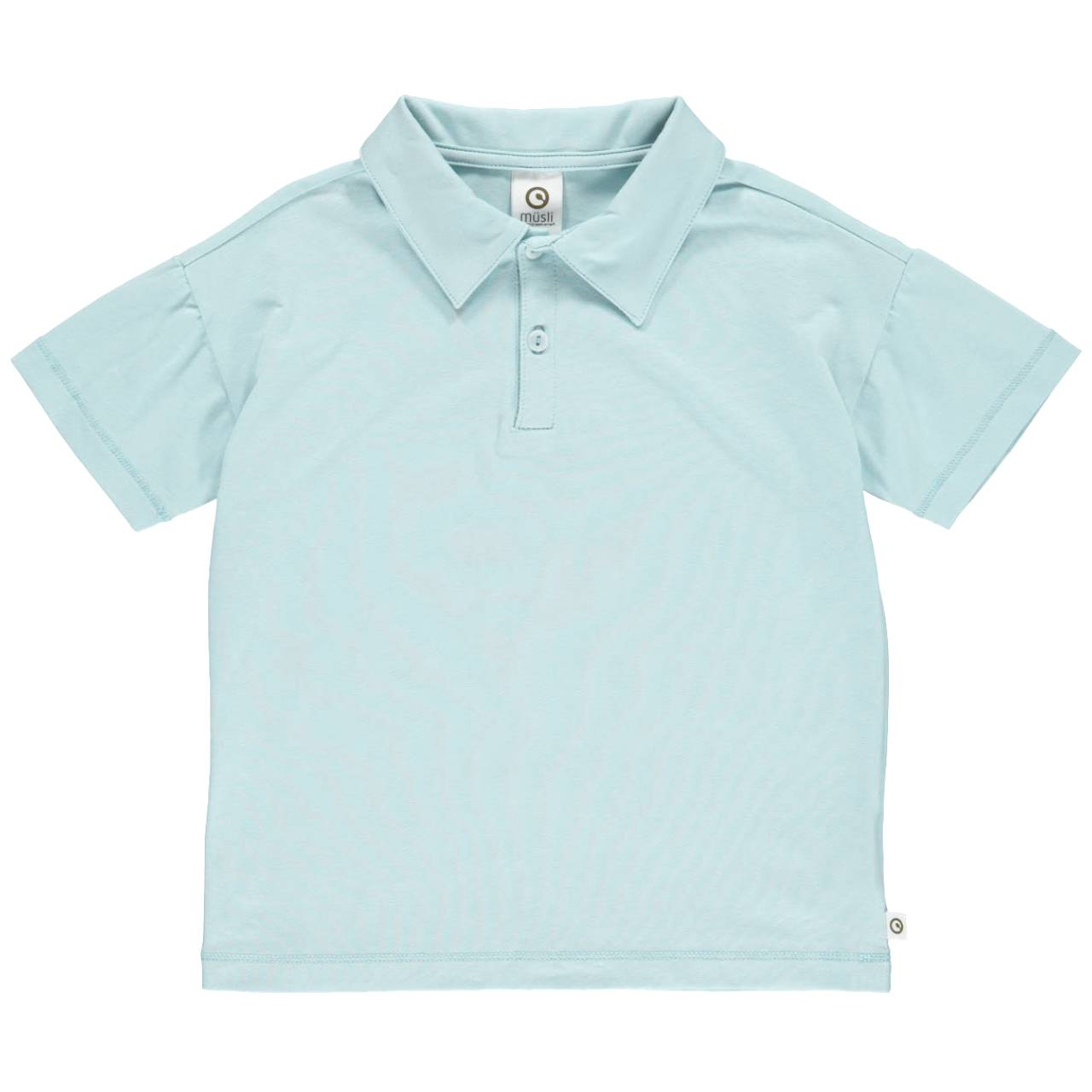 Edles Poloshirt uni hellblau