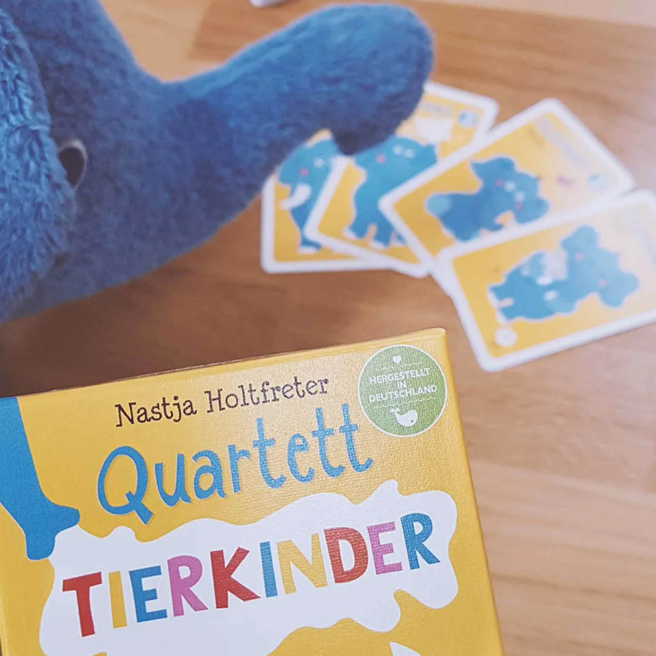 Quartett Spiel Tierkinder ab 5 Jahren