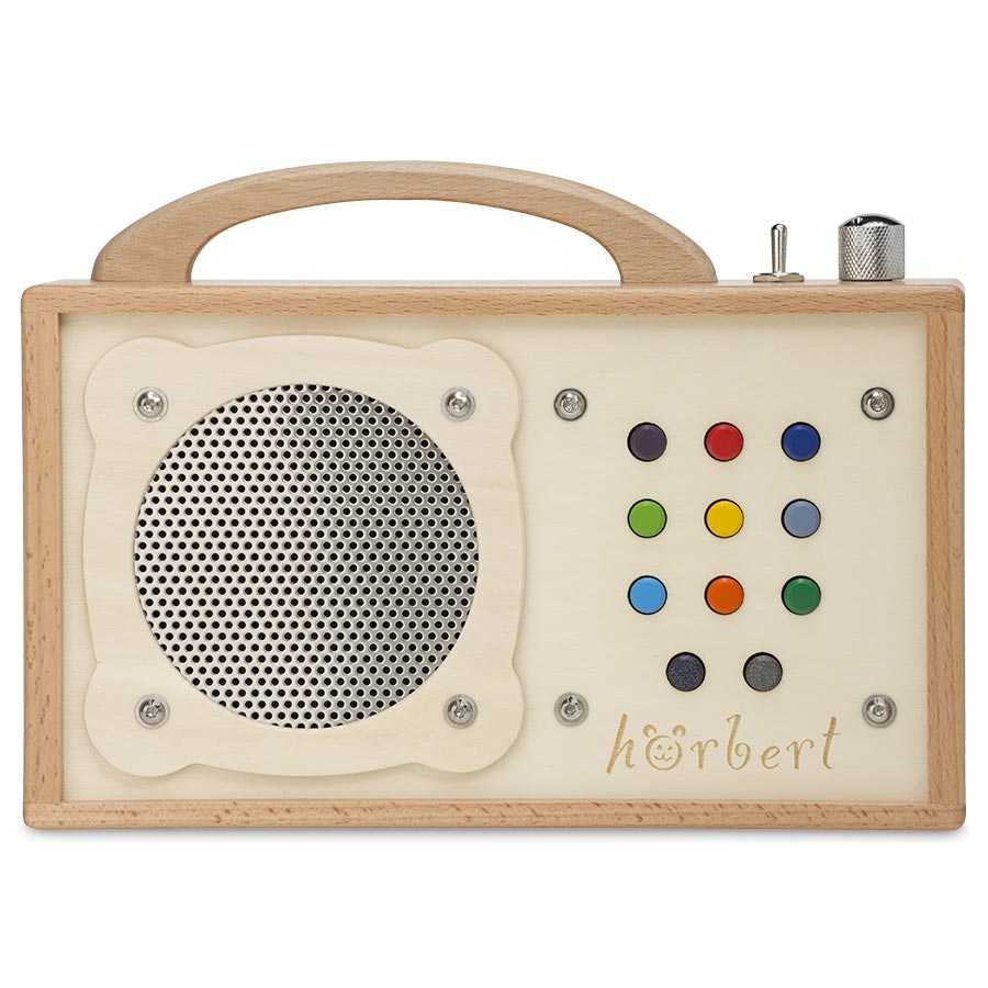 Hörbert MP3 Player mit Mikrofon, WiFi, Bluetooth, 9 Hörspiele uvm