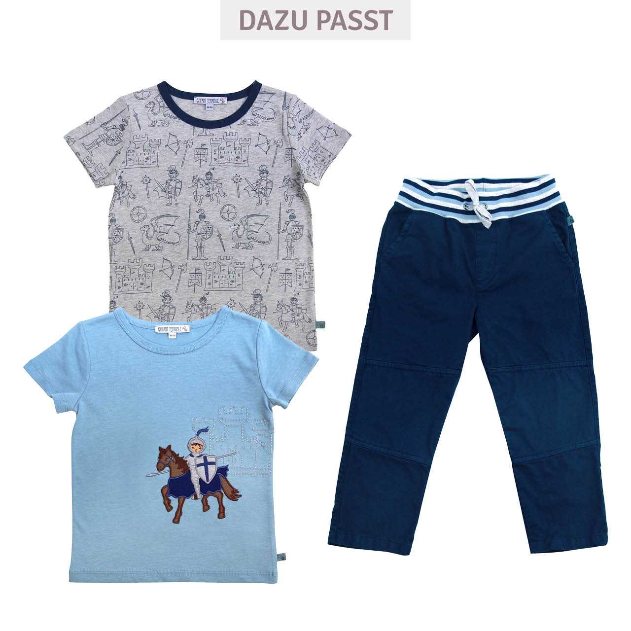 Ritter Shirt kurzarm dunkelblau