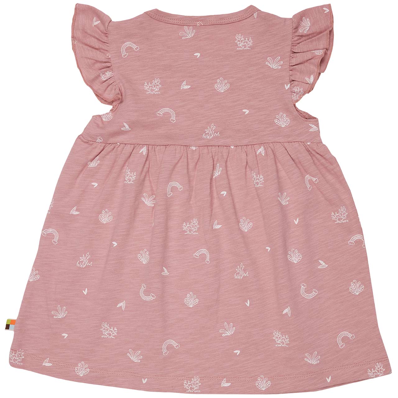 Leichtes Sommerkleid Flügelärmelchen rosa