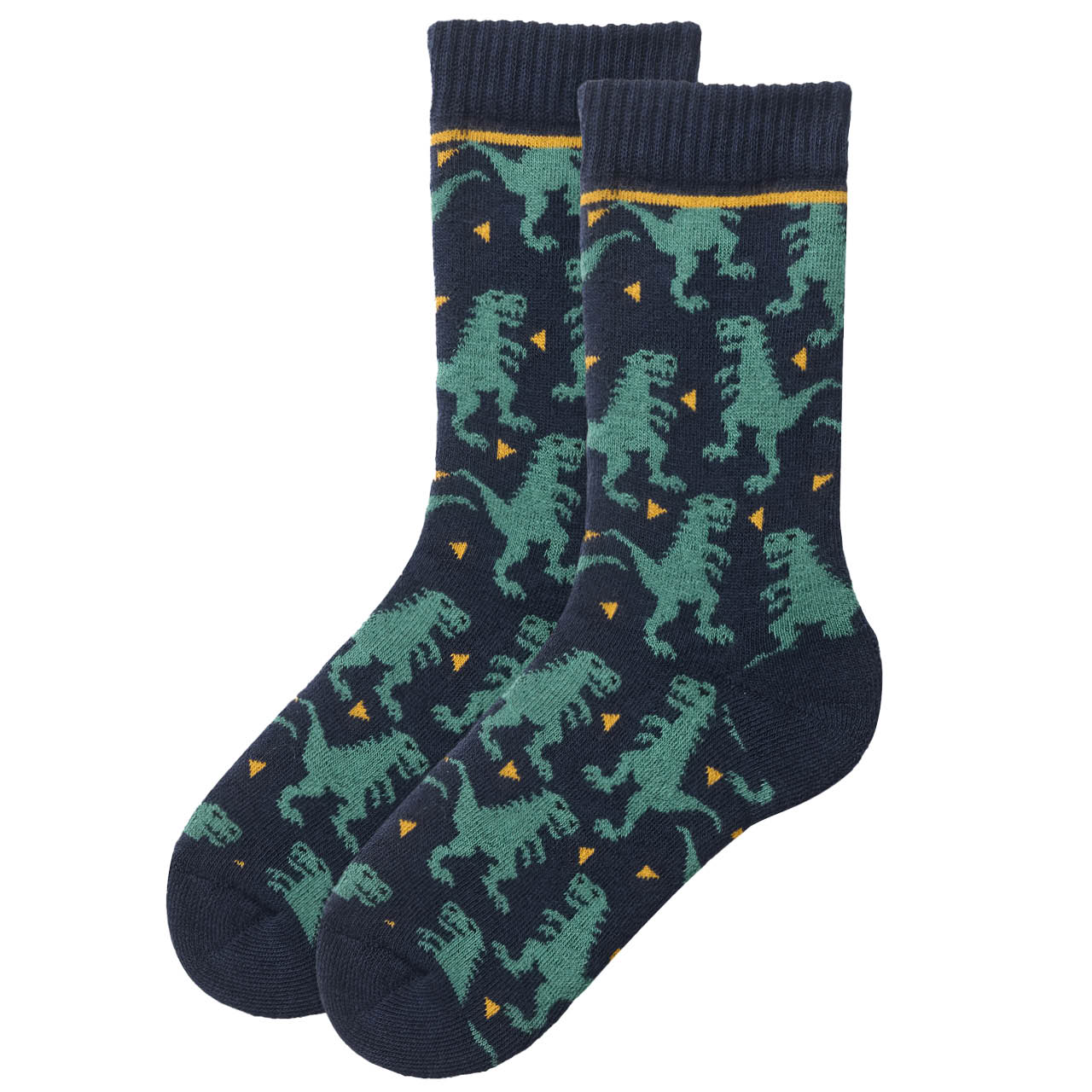 Frotteesocken Dinosaurier dunkelblau