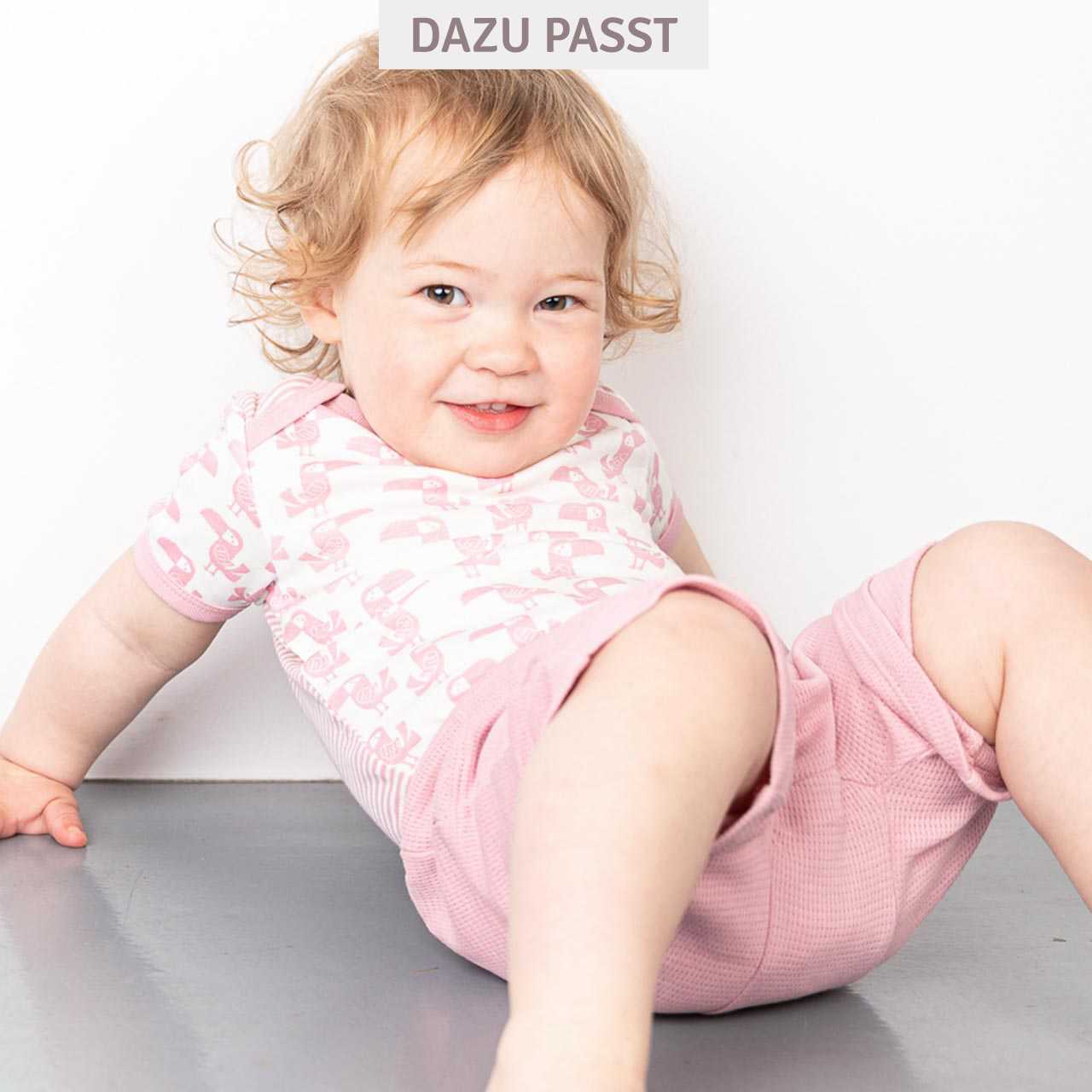 Babyshorts Waffelstruktur rosa