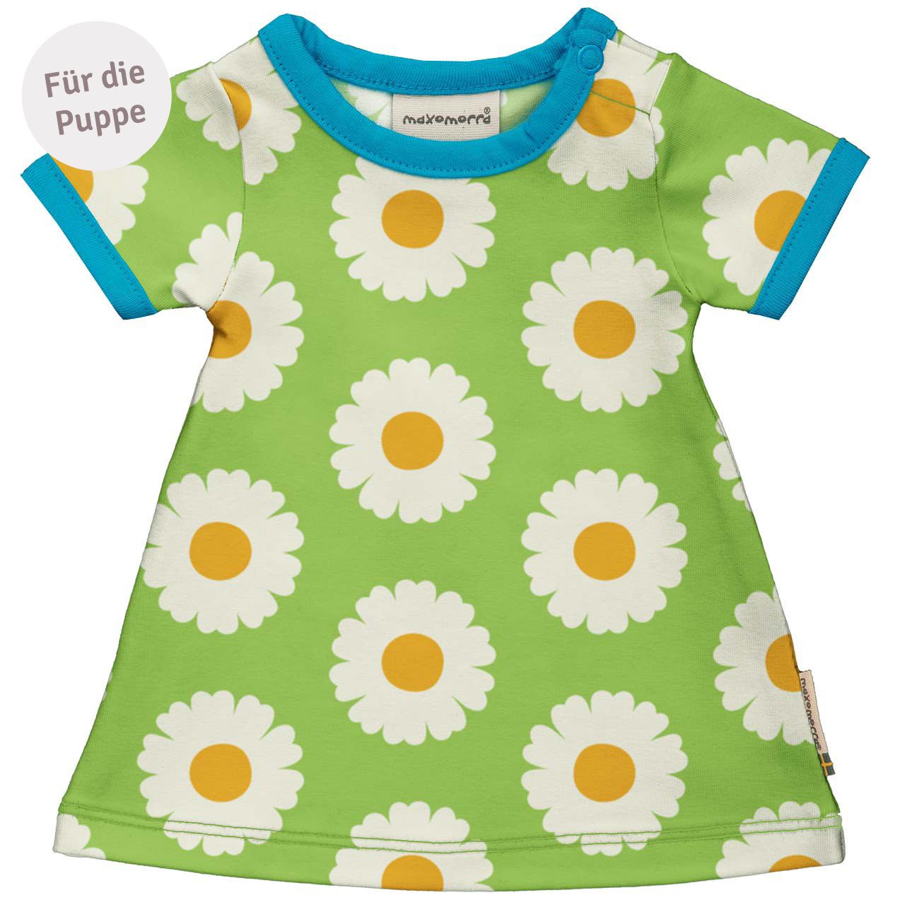 Puppenkleidung Kleidchen Gänseblümchen grün Puppenkleidung Kleidchen Gänseblümchen grün
