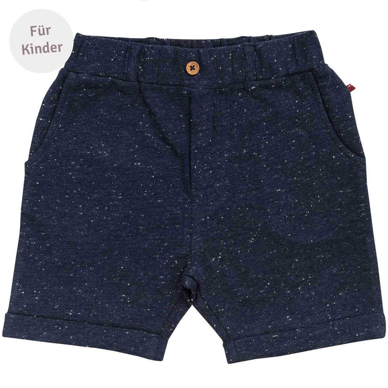 Edle Kinder Sweat Shorts dunkelblau