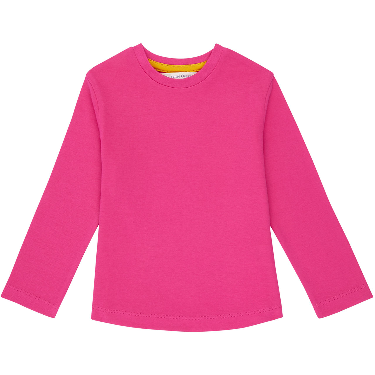 Robustes Langarmshirt uni in pink