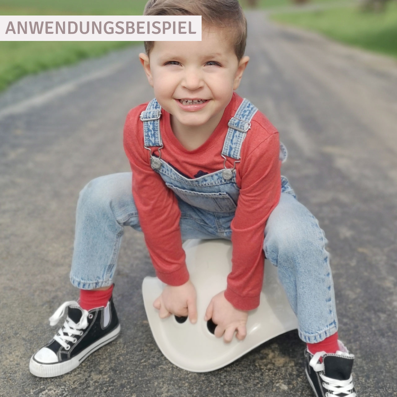 Balance- und Spielschale ab 2-8 Jahren weiß