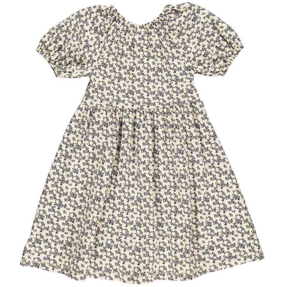 Luftiges Kleid Puffärmelchen creme